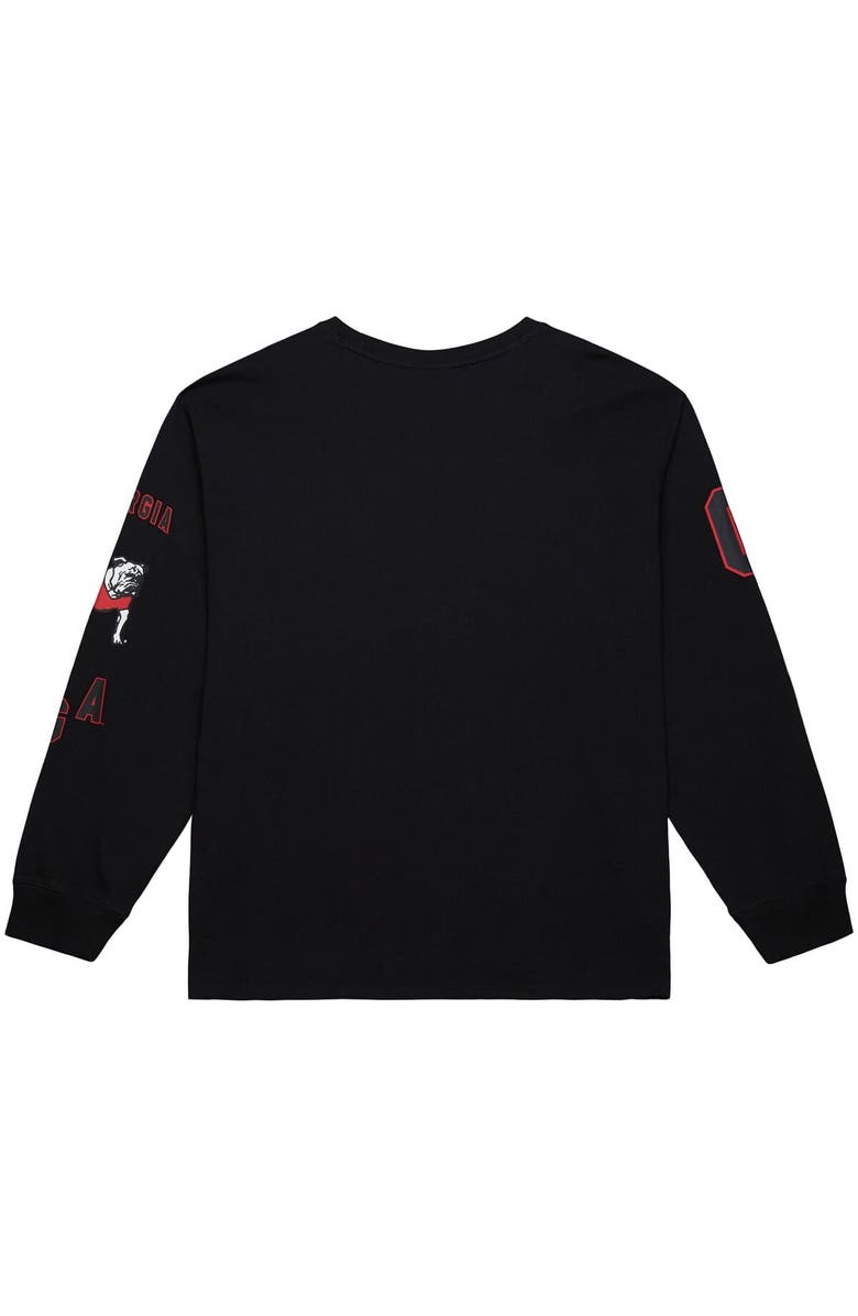 Mitchell & Ness Men's Mitchell & Ness Black Georgia Bulldogs Training Camp Long Sleeve T-Shirt, Alternate, color, Black