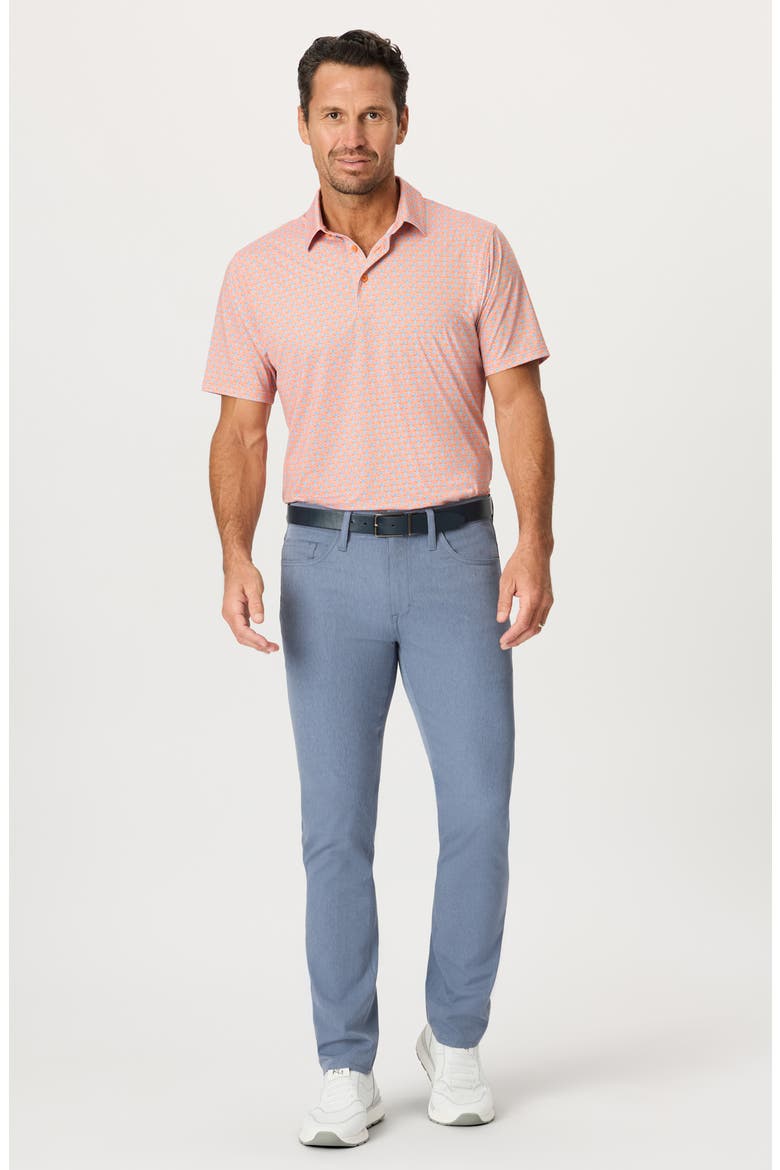 Links & Drinks Performance Golf Polo, Alternate, color, ORANGE
