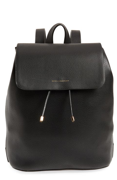 Faux Leather Backpack