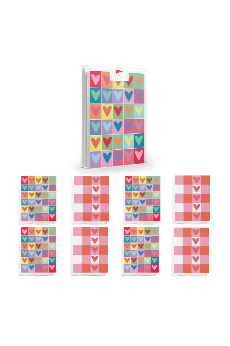 8ct. Assorted Valentine's Day Friendship Greeting Card Pack Sets, Main, color, Multi-Pack