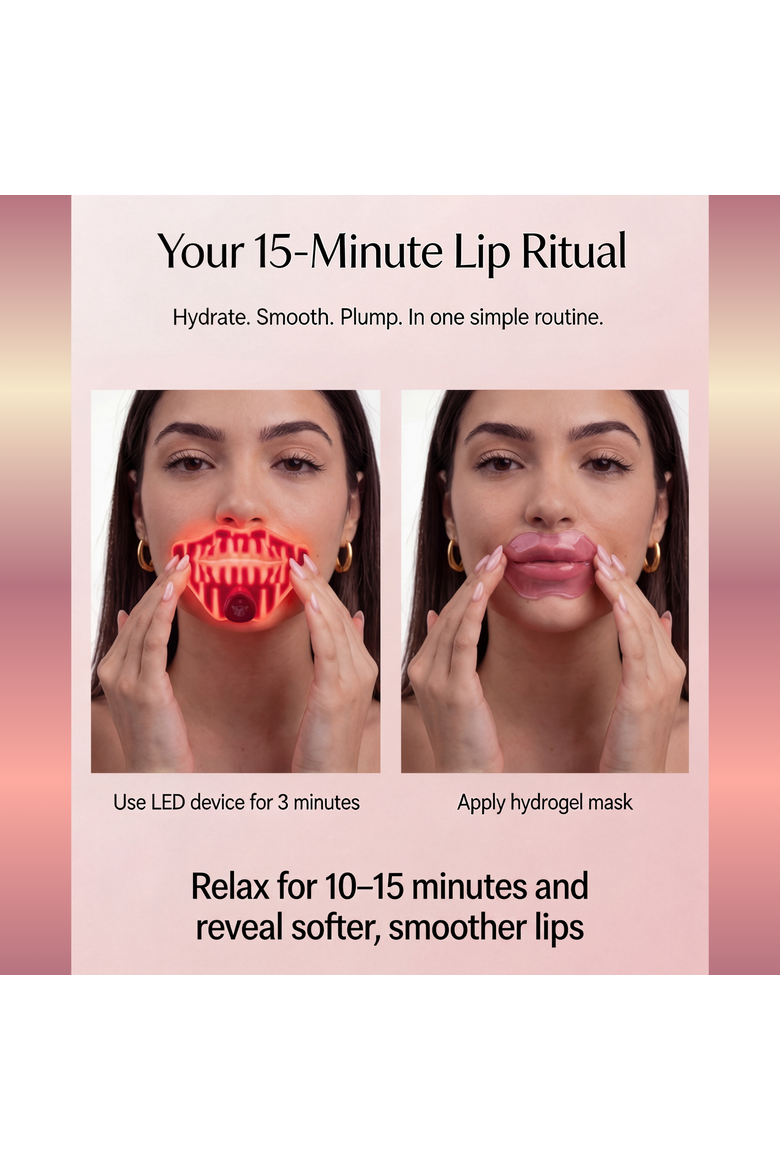LushLips Hydrogel Mask, Alternate, color, Pastel Pink