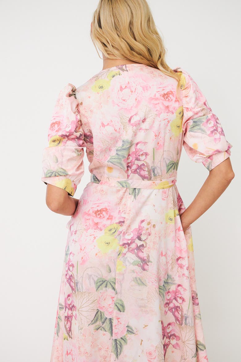 Kaylacras Floral Print Maxi Dress, Alternate, color, Floral Garden