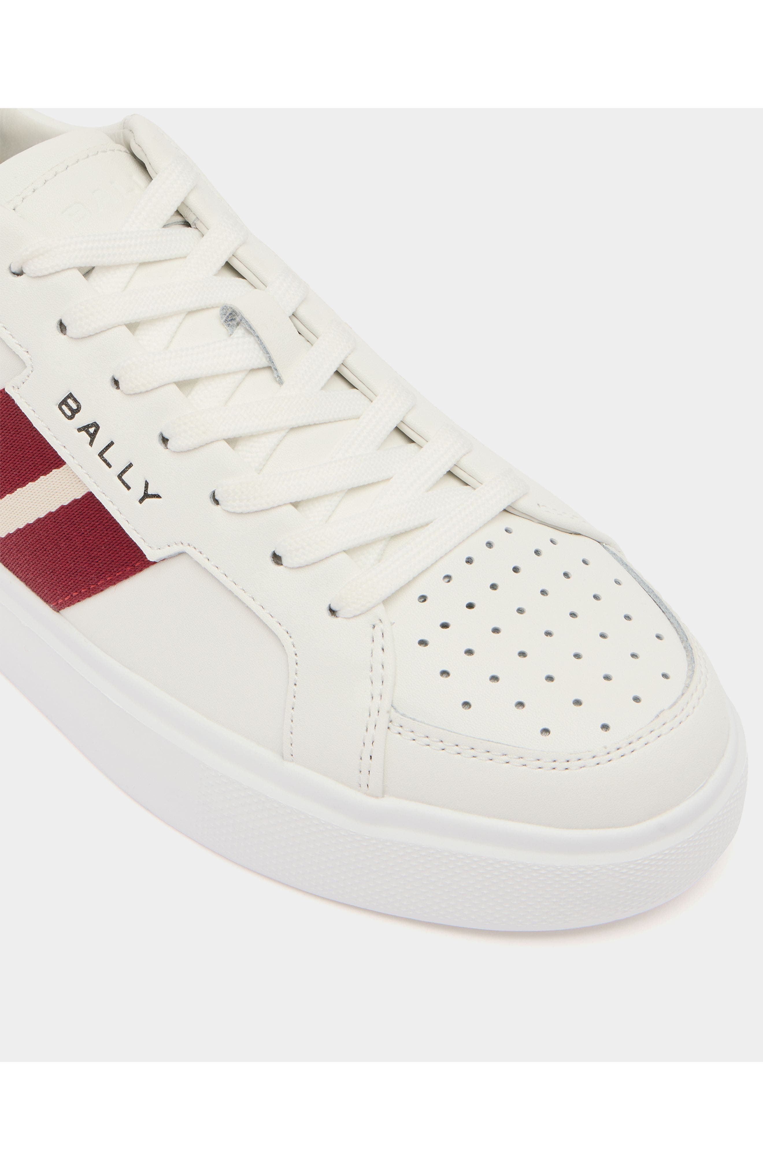 Bally Blayze Sneaker in Calf Leather, Alternate, color, White