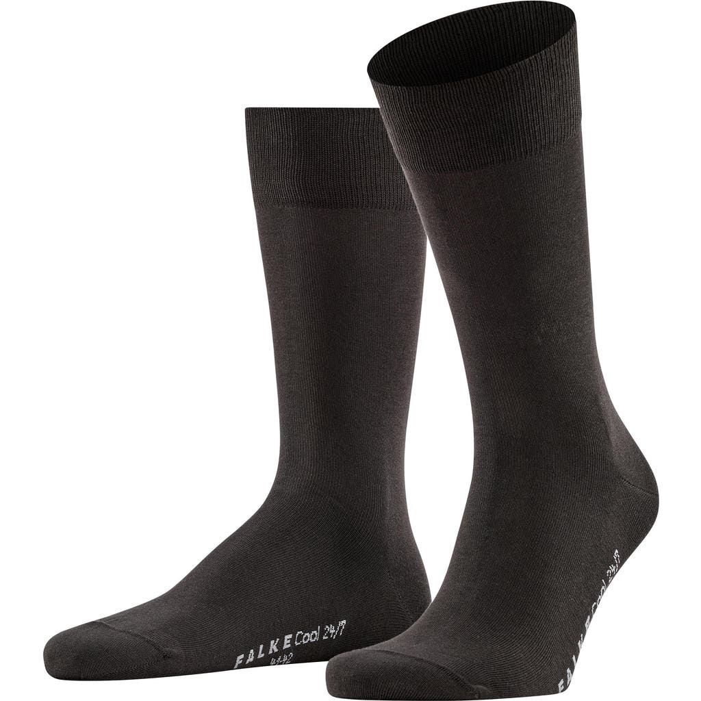 Falke Cool 24/7 Cooling Dress Socks In Black