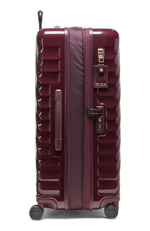 Tumi 30-inch 19 Degree Extended Trip Expandable 4-wheel Packing Case In Burgundy