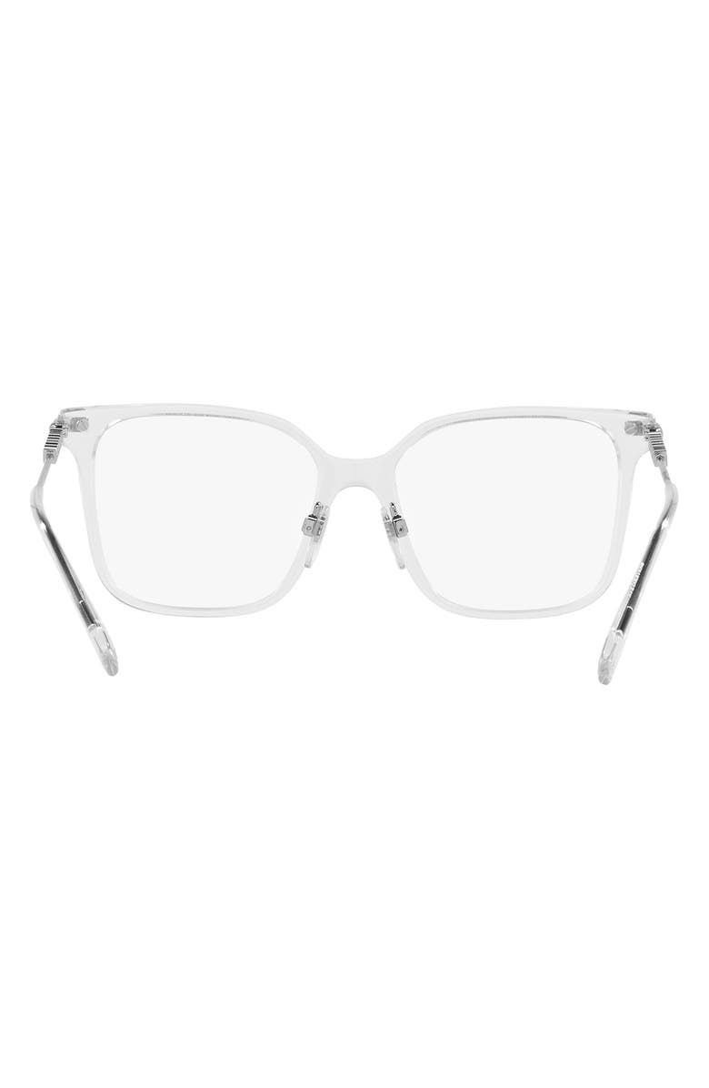 Burberry Elizabeth 52mm Square Optical Glasses, Alternate, color,