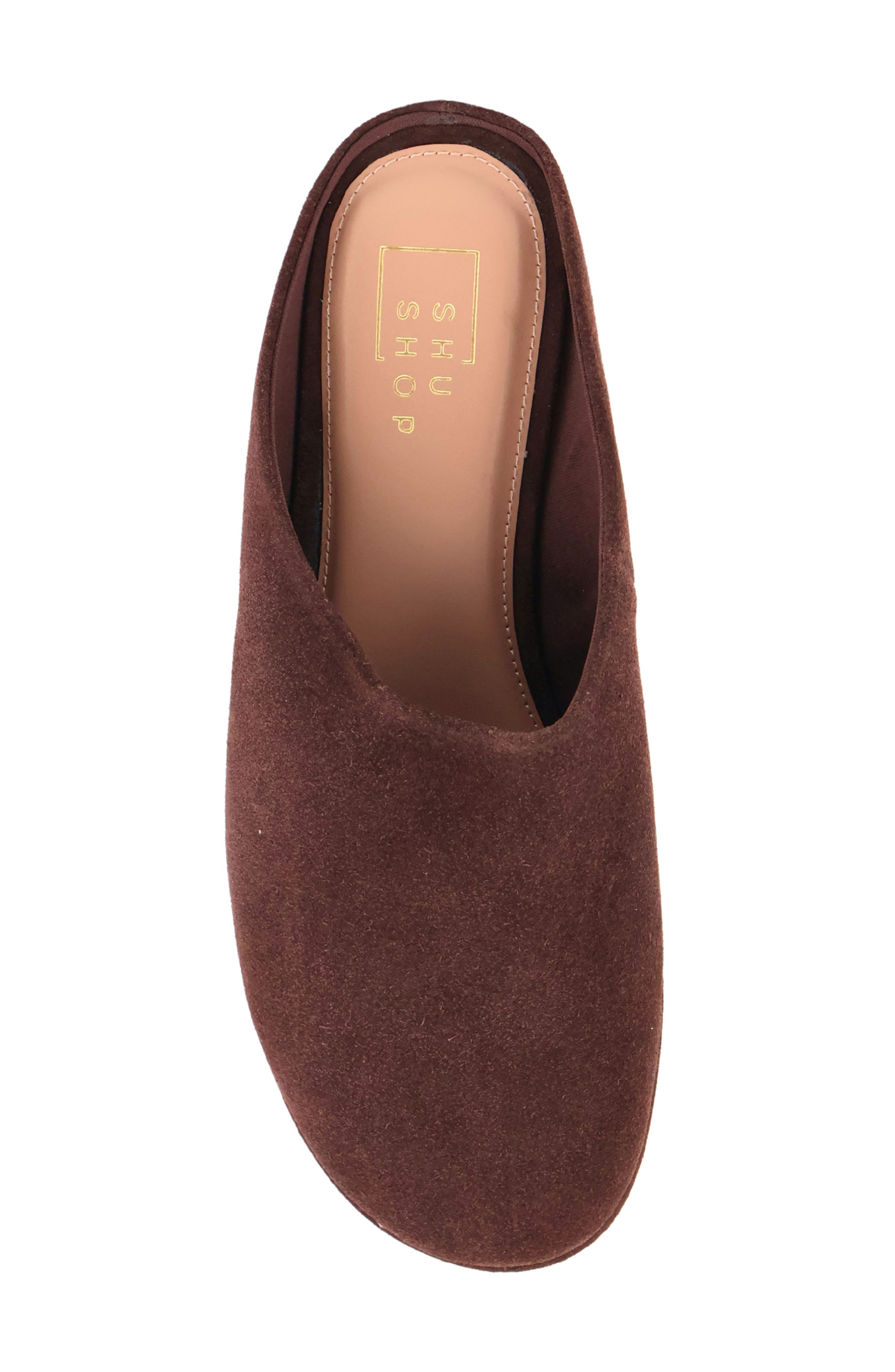 Anouk Faux Leather Mule, Alternate, color, BROWN SUEDE