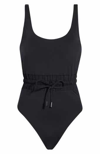 Matte Waist Framer One-Piece Swimsuit