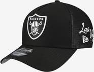 New Era Men's New Era Black Las Vegas Raiders City Script 9FORTY A-Frame Adjustable Hat