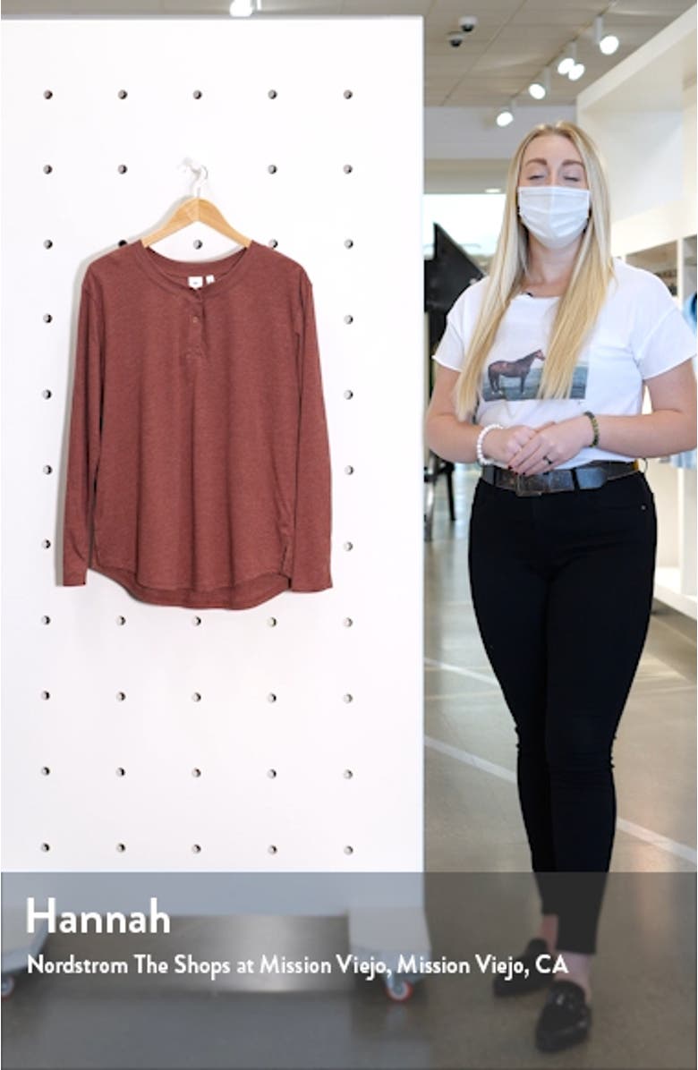 Women's Henley Top, sales video thumbnail