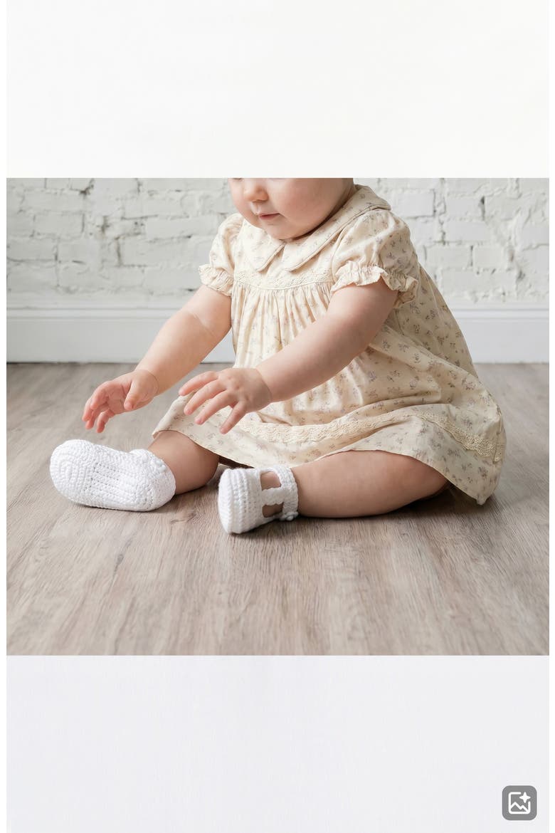 Melissa Floral Puff Sleeve Dress & Bloomers Set, Alternate, color, CREAM