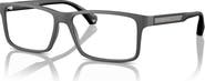 Emporio Armani 56mm Rectangle optical glasses