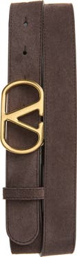 Valentino VLOGO Signature Suede Belt