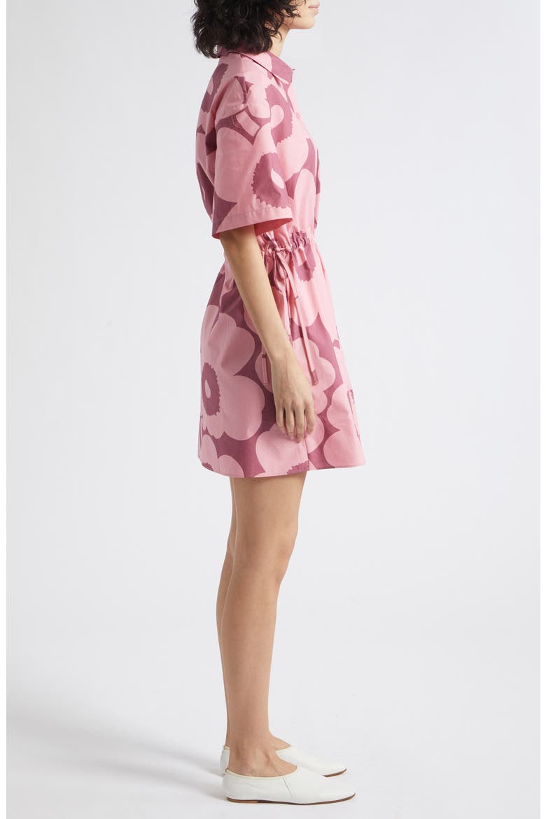 Katkelma Unikko Cotton Poplin Shirtdress, Alternate, color, ROSE DARK ROSE