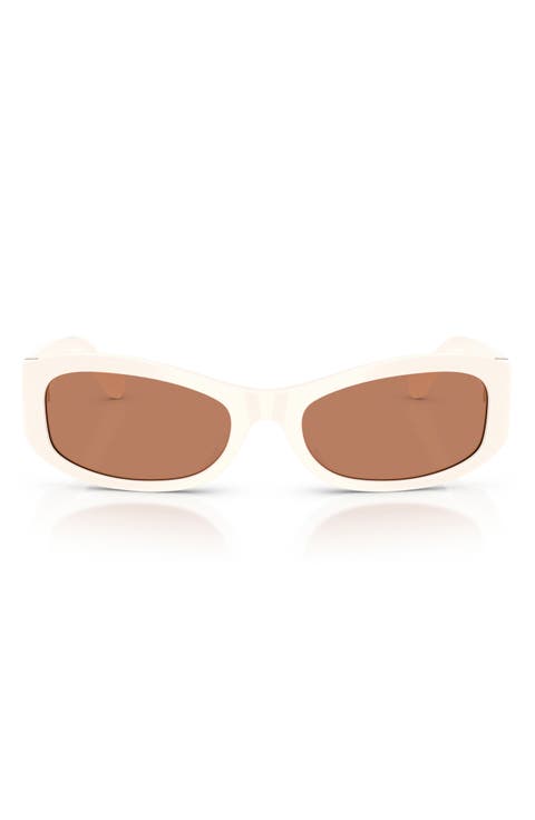 55mm Rectangular Sunglasses