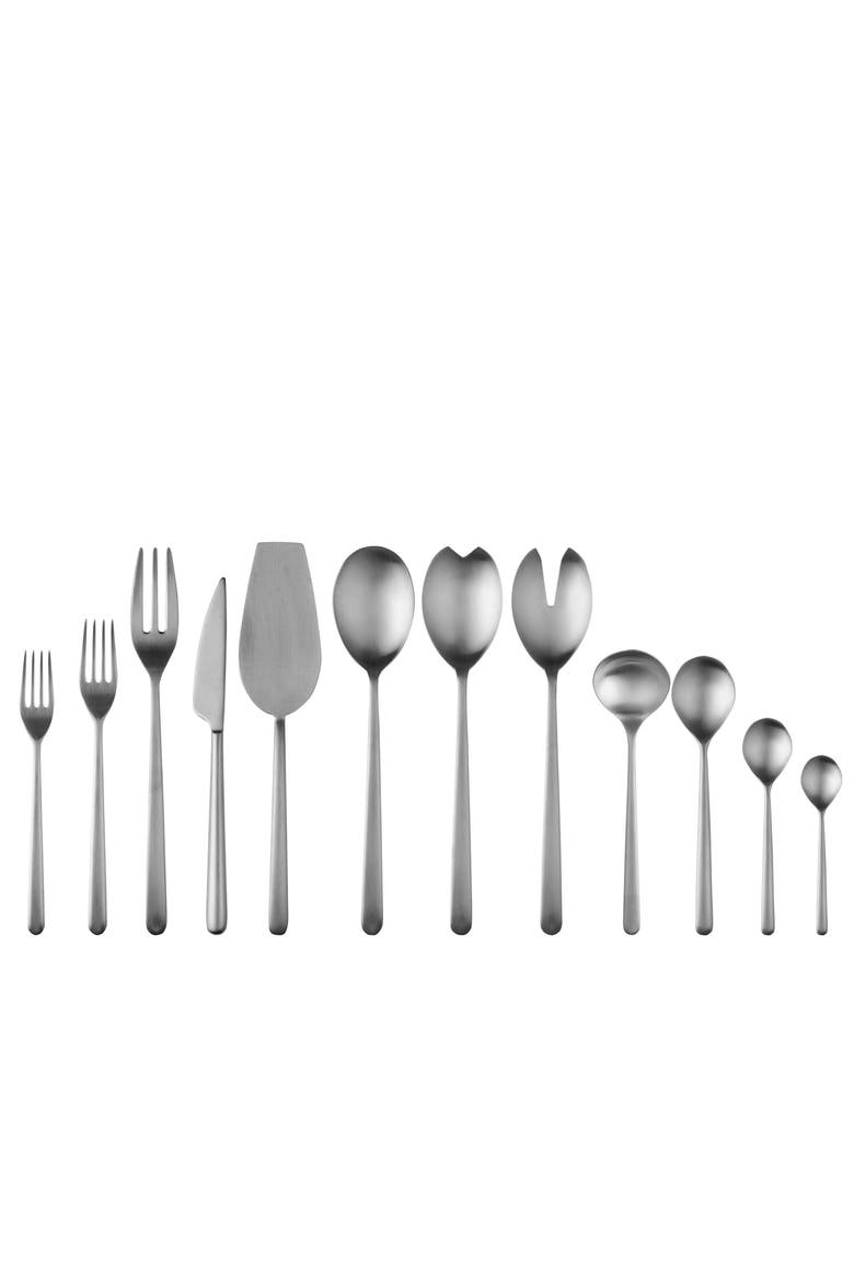 Linea Flatware Set - 67 Pieces, Main, color, Ice