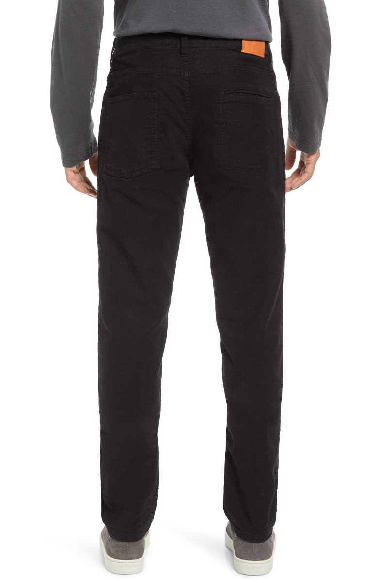 Billy Reid Moleskin Slim Fit Five Pocket Pants, Alternate, color, Black Walnut