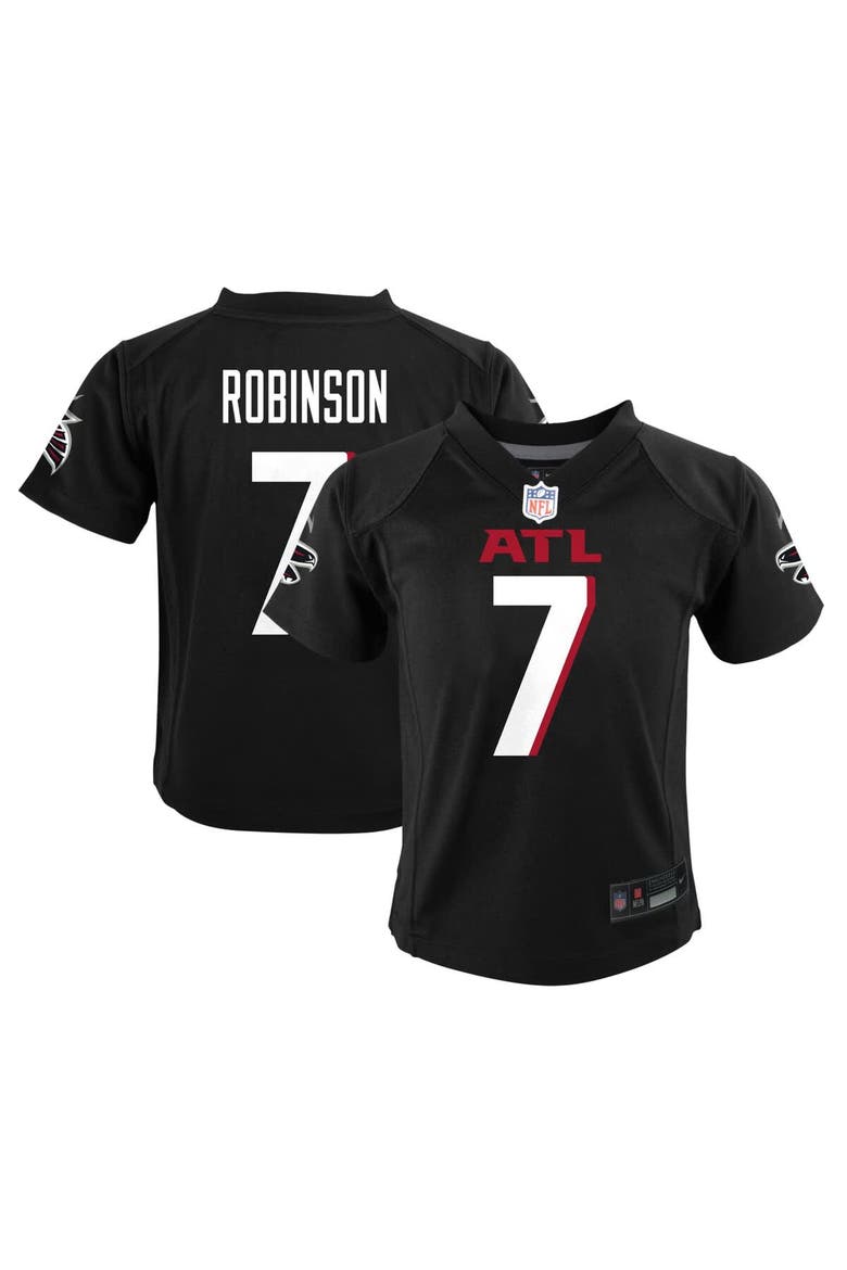 Toddler Nike Bijan Robinson Black Atlanta Falcons Game Jersey, Main, color, Black