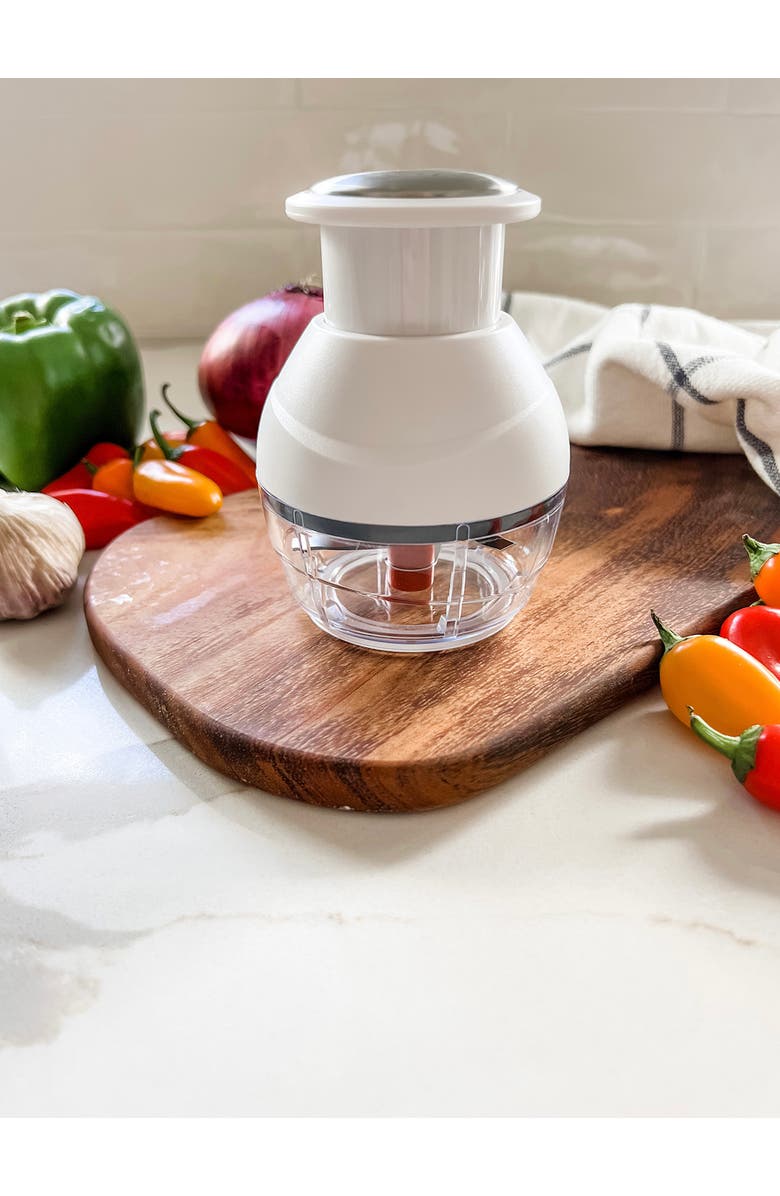 Kuchenprofi Push Fruit and Vegetable Multi Chopper, 3.4-Inch Diameter, Alternate, color, White