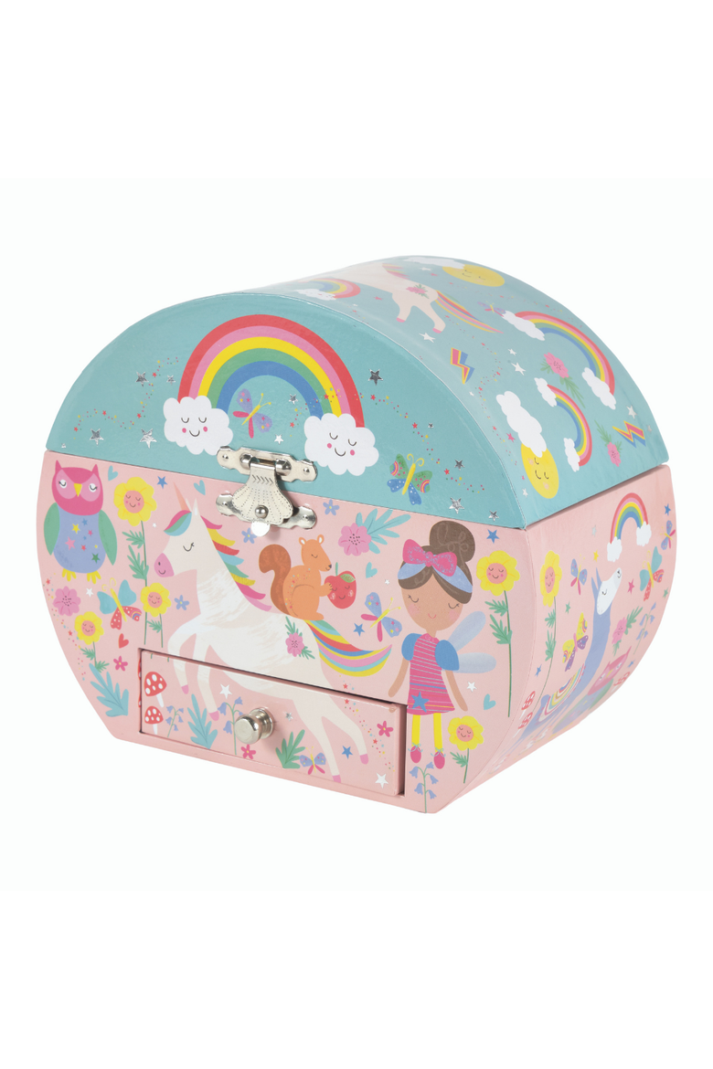 Jewelry Box Rainbow Fairy Circular, Alternate, color, Rainbow Fairy