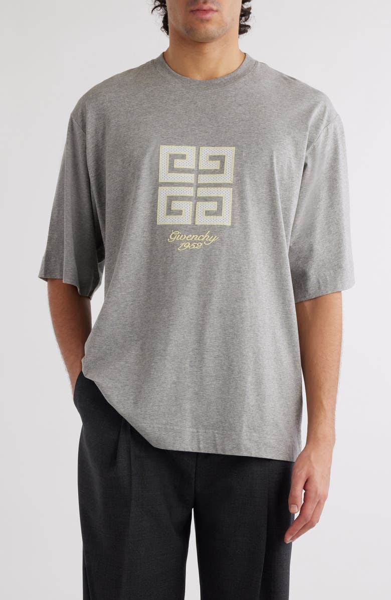Givenchy New Studio Fit Oversize Logo Graphic T-Shirt, Main, color, 