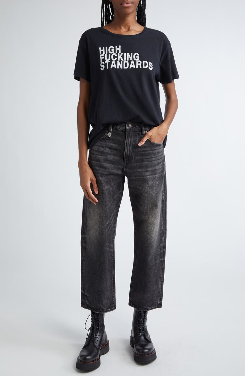 R13 High Fucking Standards Graphic T-Shirt, Alternate, color, 