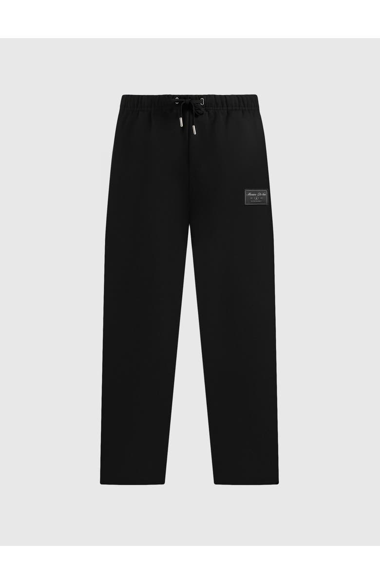 Manière De Voir Avery Unisex Neoprene Relaxed fit Sweatpants, Main, color, Black