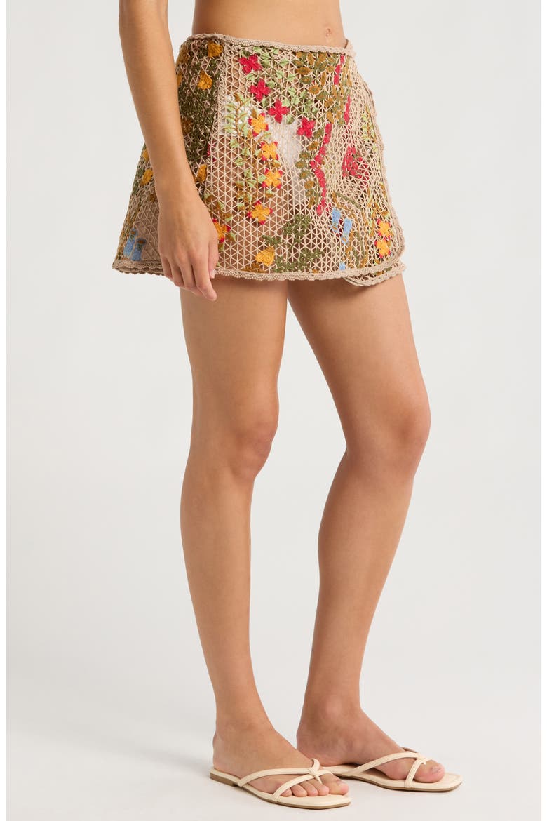 Danna Tile Cover-Up Skirt, Alternate, color, MULTICOLOR