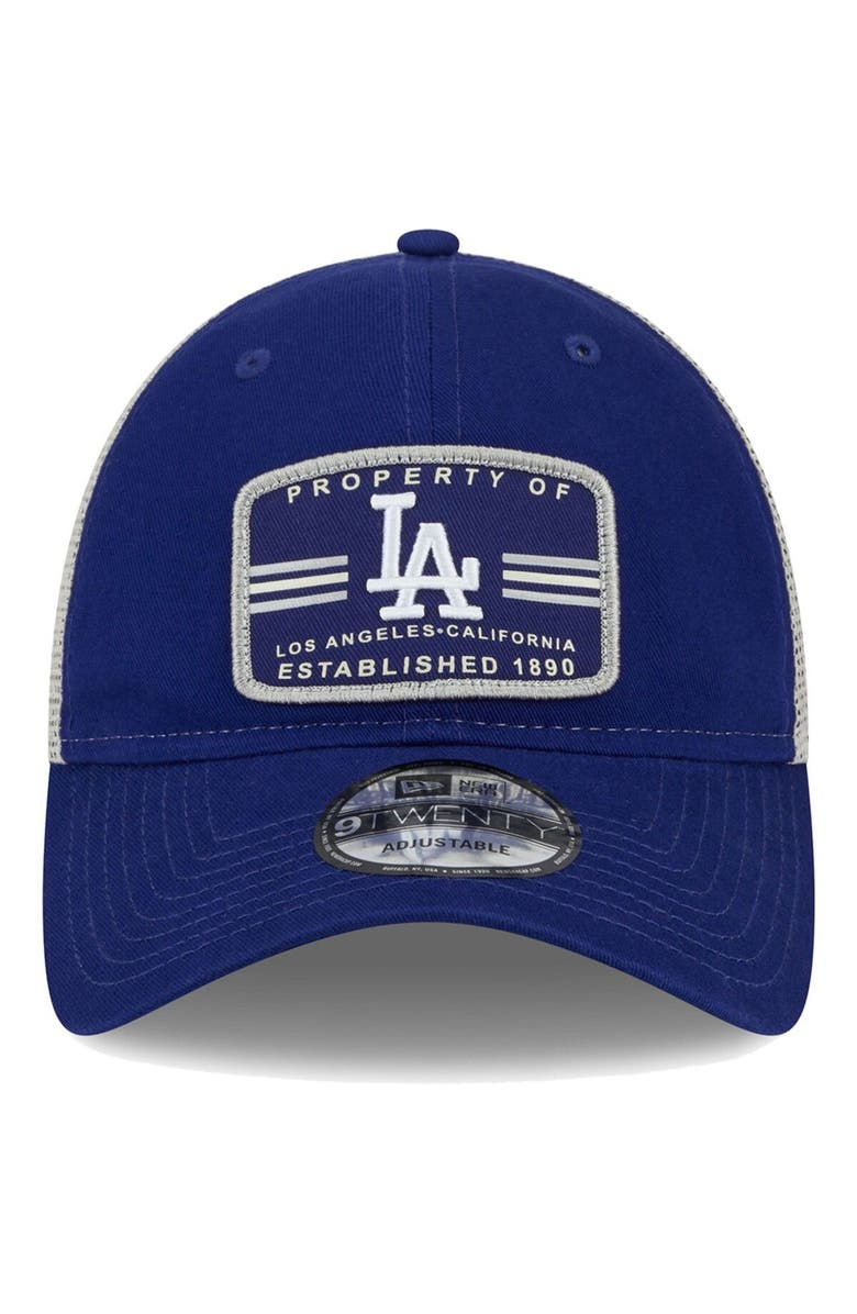 New Era Men's New Era Navy Los Angeles Dodgers Property Trucker 9TWENTY Snapback Hat, Alternate, color, 