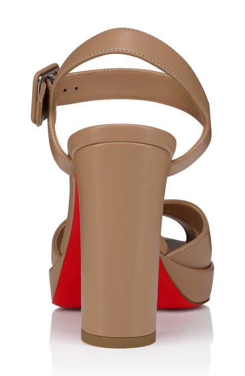 Christian Louboutin Cora Block Heel Sandal In Multi