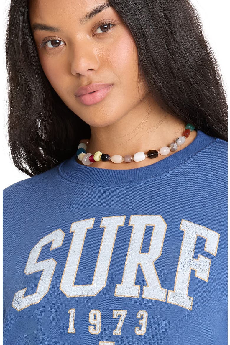 Gone Surfing Graphic Sweatshirt, Alternate, color, TRUE NAVY