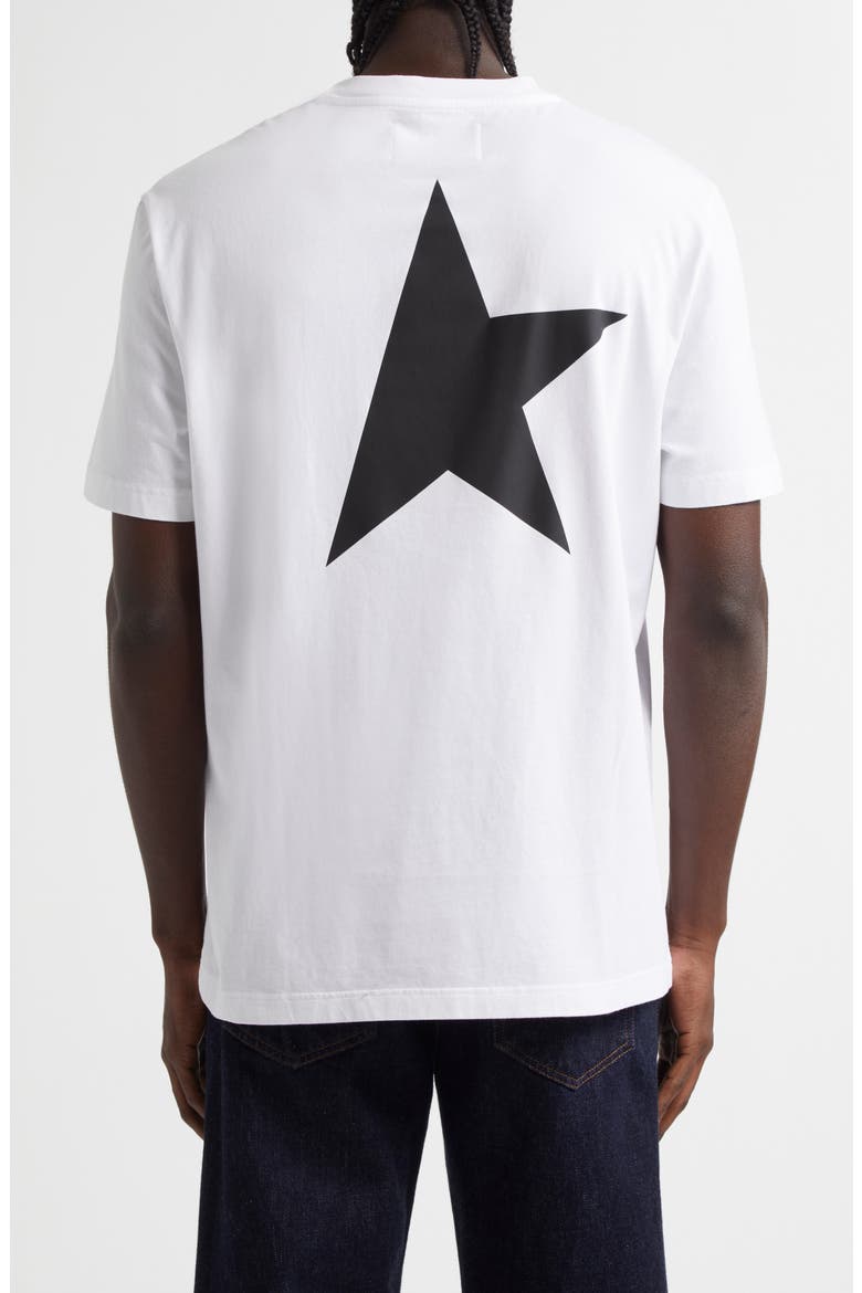 Star Logo Cotton Graphic T-Shirt, Alternate, color, WHITE/ BLACK