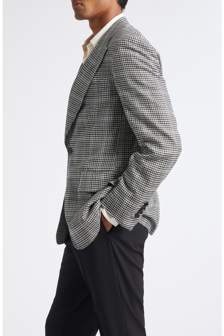 Shelton Single Breasted Wool Blend Sport Coat, Alternate, color, NWA BLACK/ WHITE