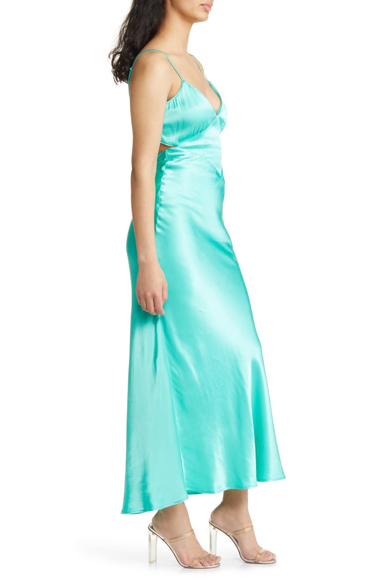 Malinda Slipdress, Alternate, color, AQUA