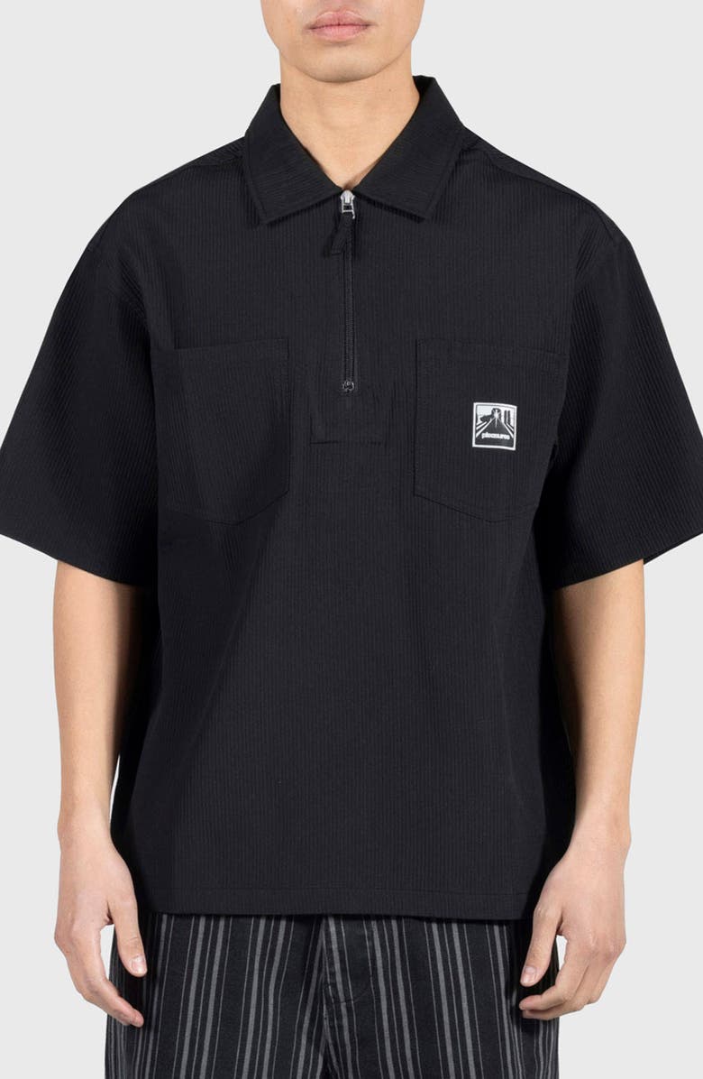 PLEASURES Electron Zip Polo, Main, color,