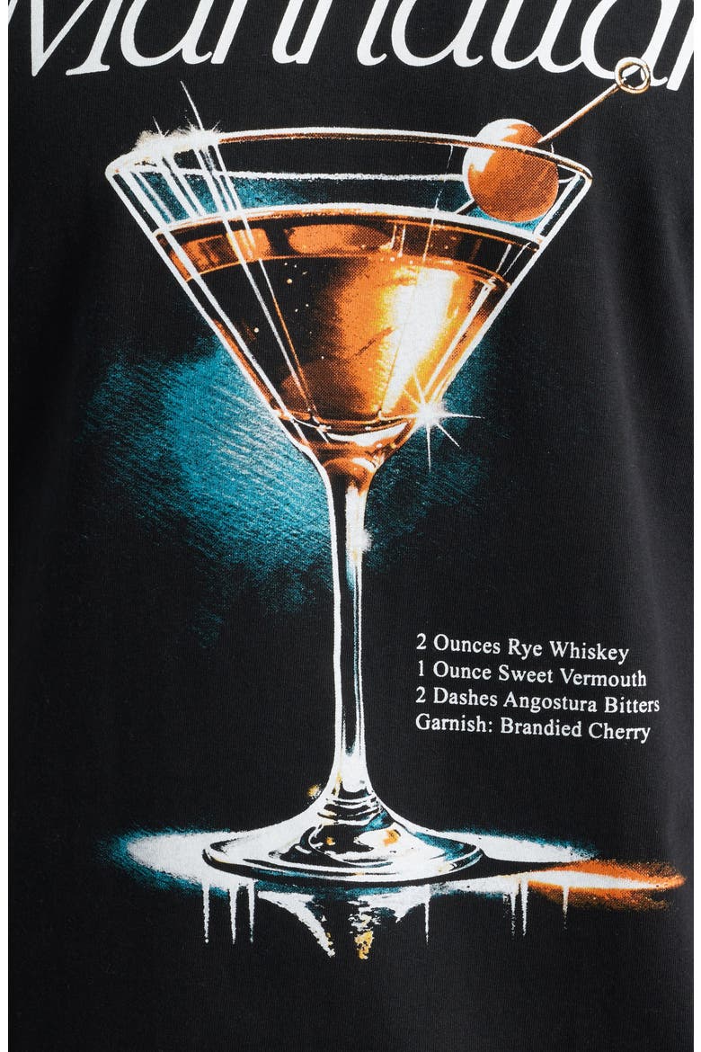 Manhattan T-Shirt, Alternate, color, BLACK
