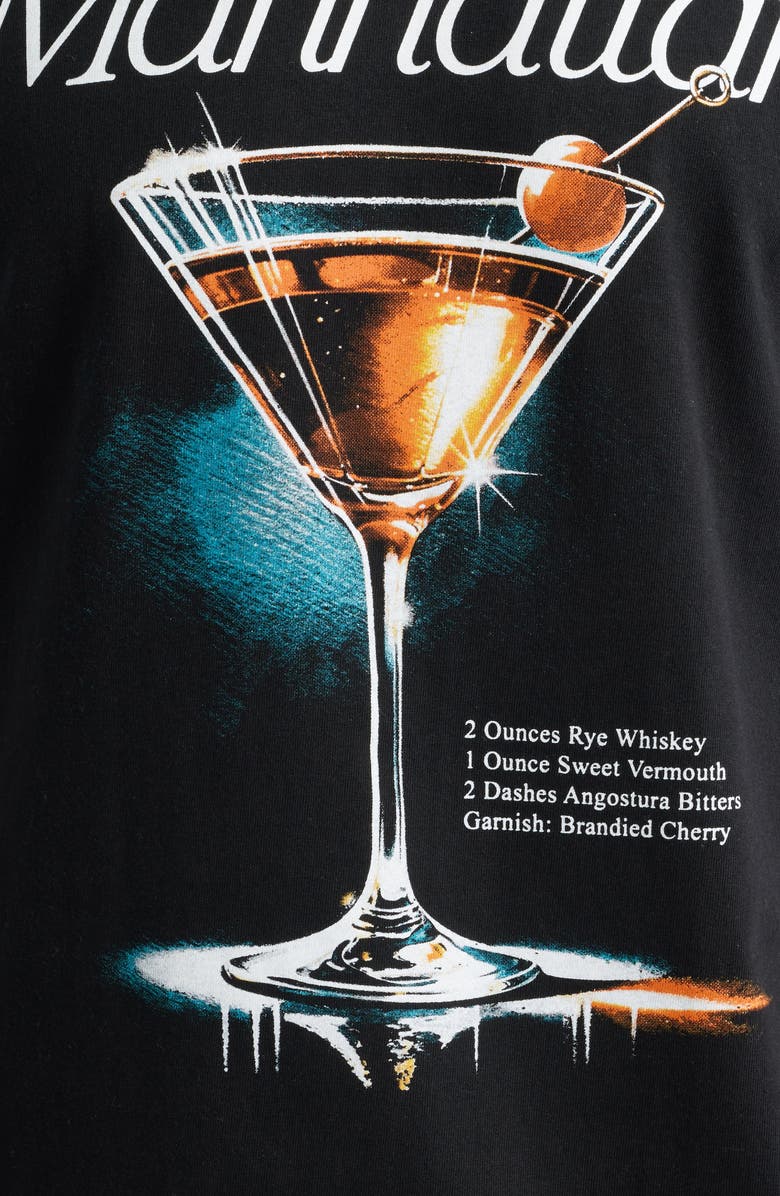 Club Vintage Manhattan T-Shirt, Alternate, color, Black