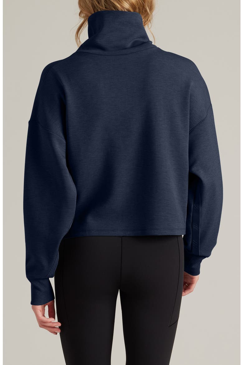 DreamGlow Mock Neck Top, Alternate, color, NAVY BLUE
