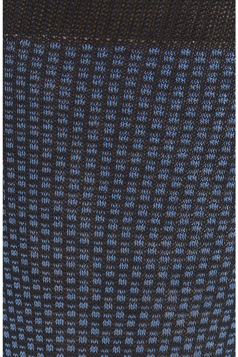 Cotton Jacquard Dress Socks, Alternate, color, NAVY