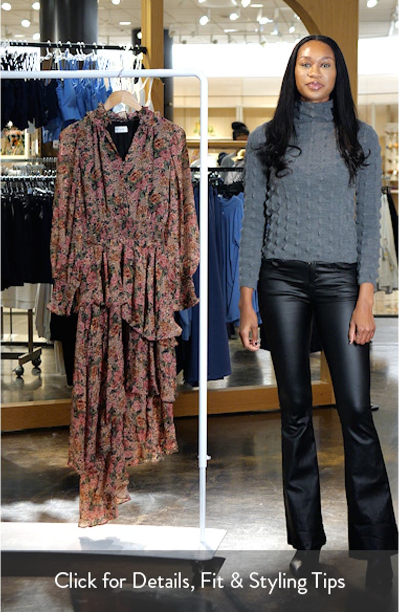 Tiered Floral Long Sleeve Dress, sales video thumbnail