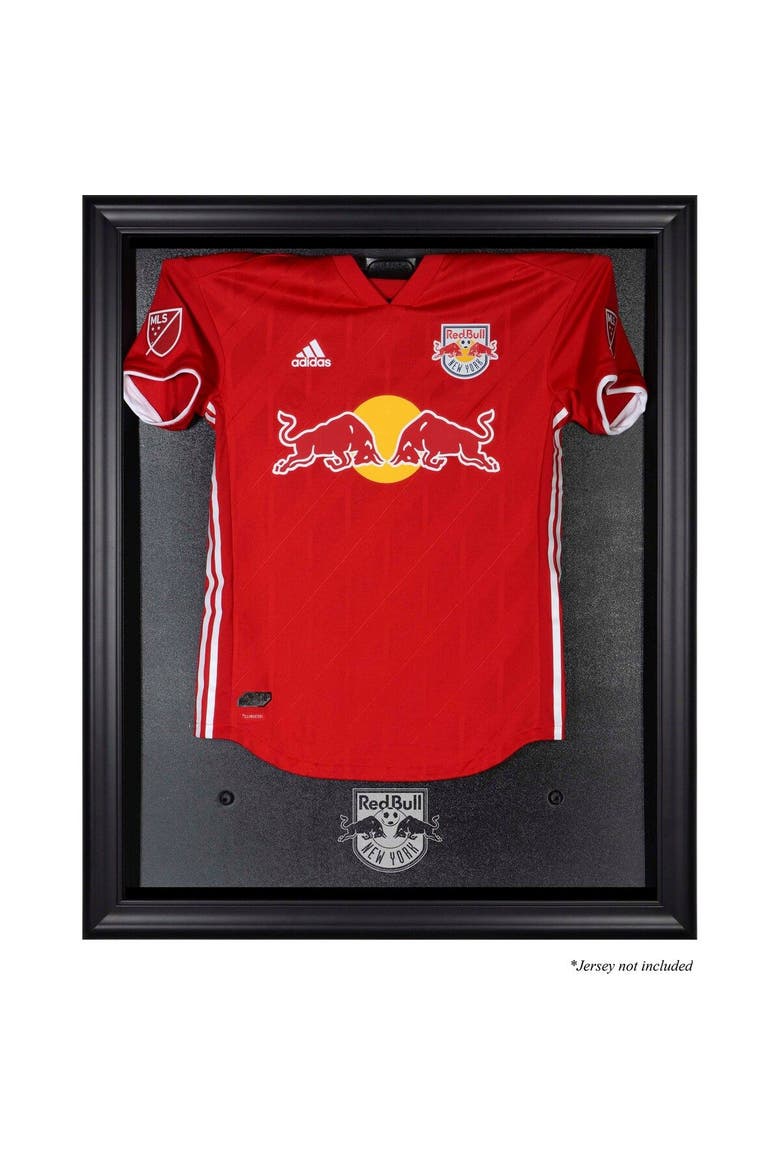 New York Red Bulls Black Framed Team Logo Jersey Display Case, Main, color, Black