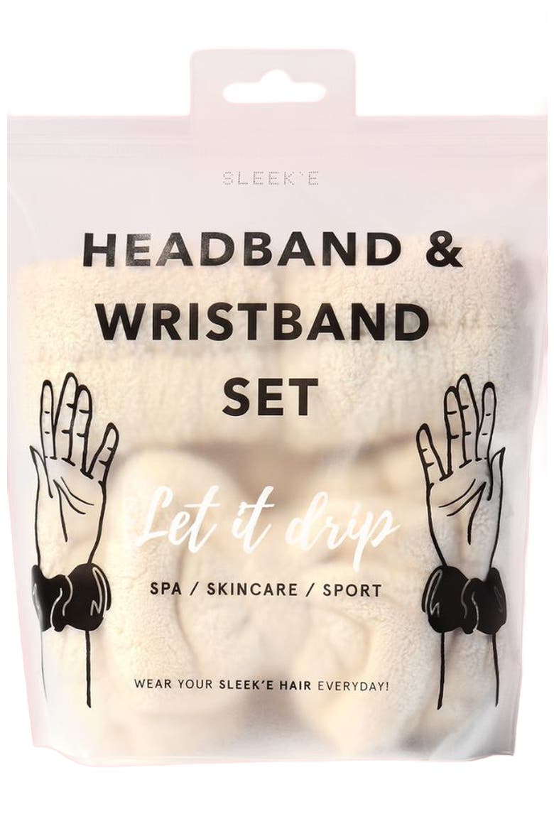 Let it Drip Headband and Wristbands, Alternate, color, Mint
