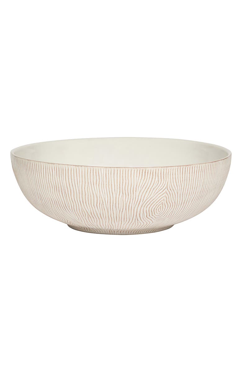 Juliska Blenheim Oak Serving Bowl, Main, color, Whitewash