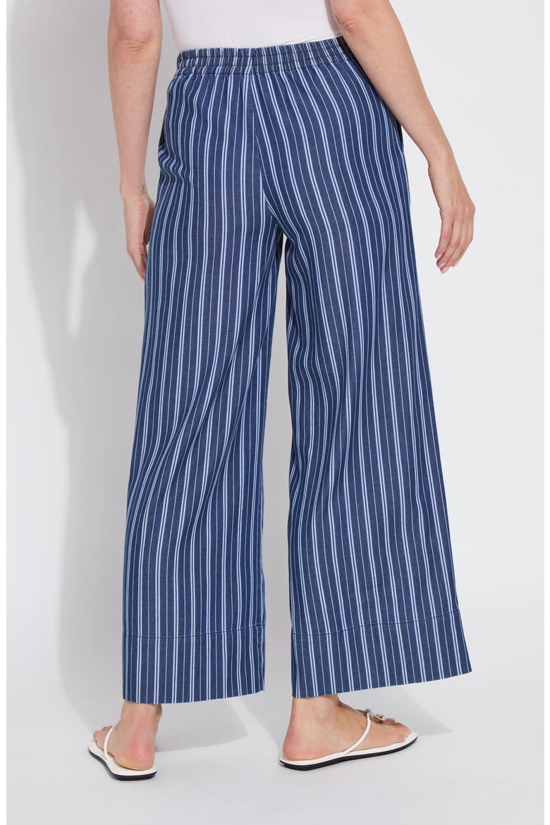 Serafina Wide Leg Trousers, Alternate, color, VACAY CHAMBRAY STRIPE