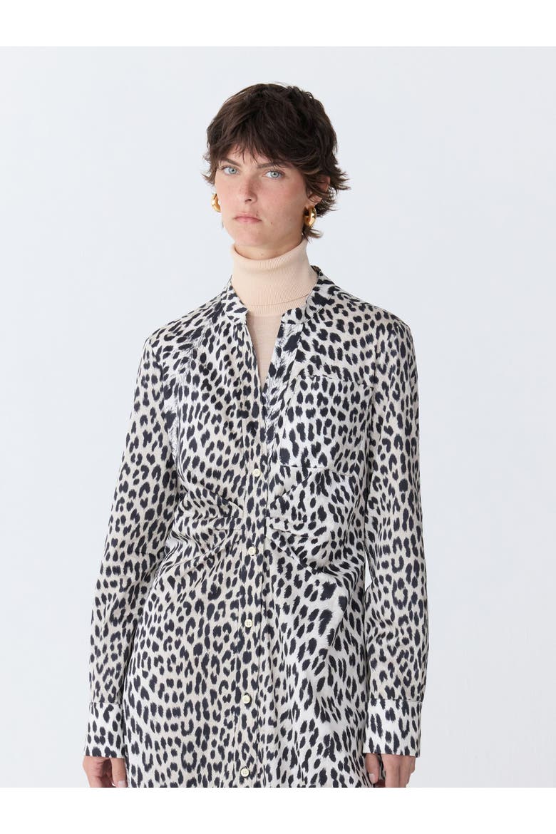 GENNY Longsleeve Shirtdress, Alternate, color, Natural