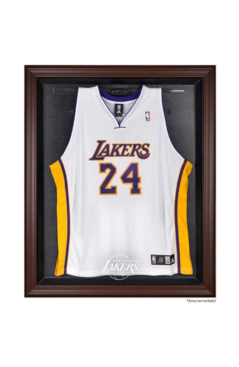 FANATICS AUTHENTIC Los Angeles Lakers Brown Framed Logo Jersey Display Case, Main, color, 
