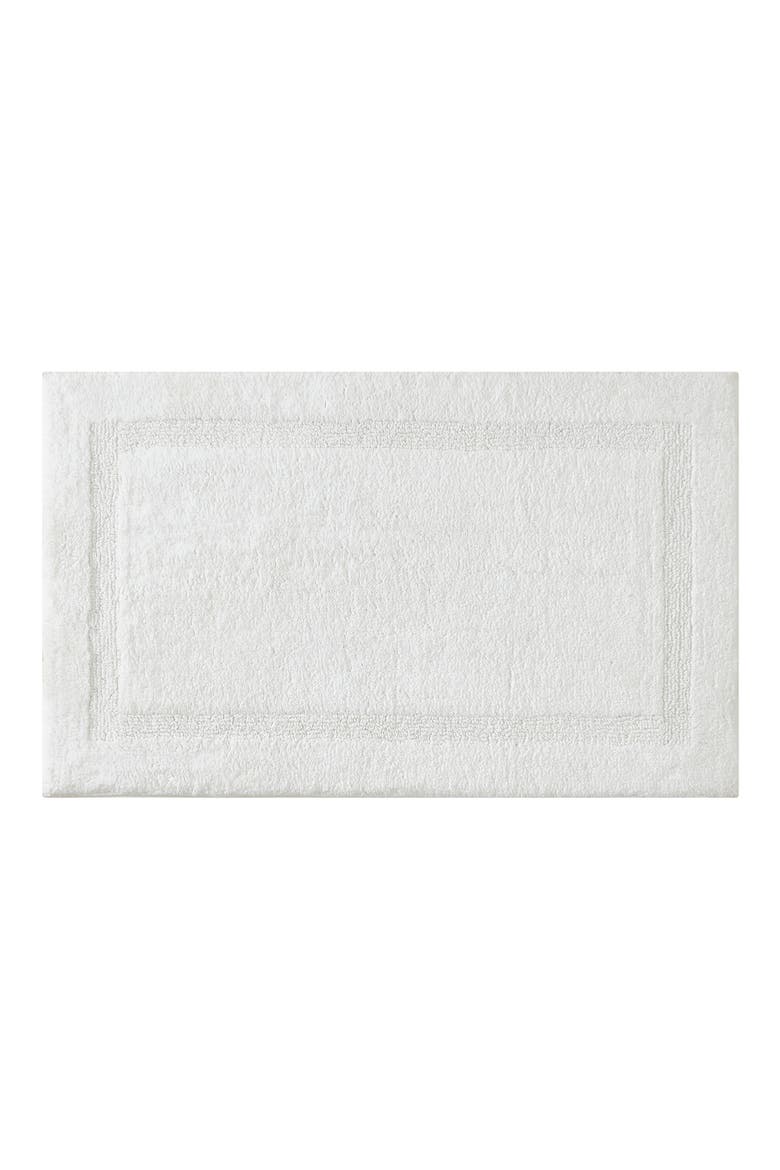 Peniston Solid Cotton Bath Rug, Main, color, WHITE