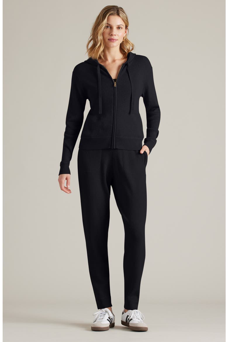 Daybreak Sweater Hoodie, Alternate, color, BLACK