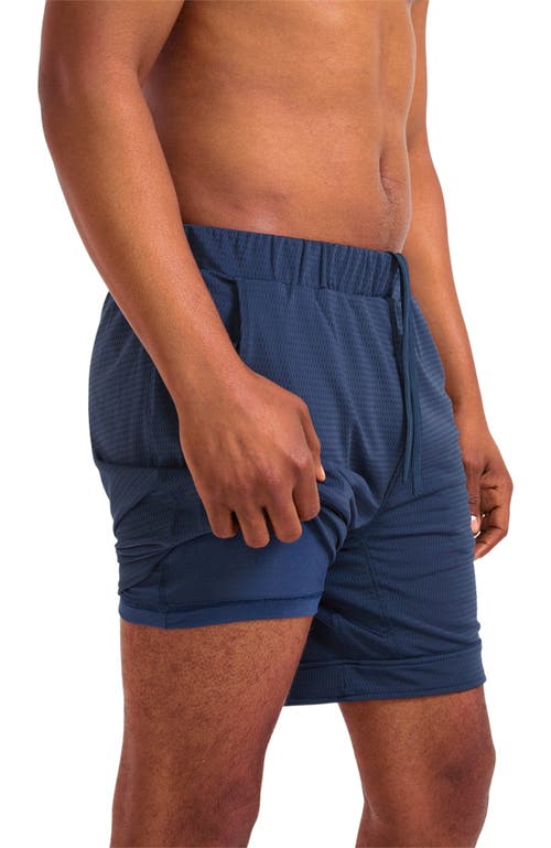 Jambys Softstretch Basketball Shorts In Navy