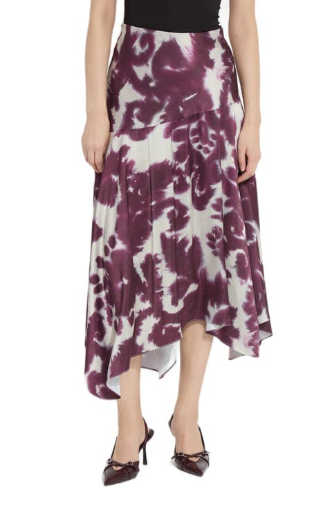 Rosalind Asymmetric Hem Midi Skirt